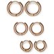thumbnail image 3 of Pendientes de aro Pendientes de aro de acero inoxidable quirúrgico 8 mm 10 mm 12 mm Cartílago Helix Sleeper Pendiente para hombres, mujeres, niñas y niños MFZFUKR LRWJ184-3, 3 of 3