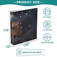thumbnail image 5 of Mouse Starry Sky 3 Ring Binders 1.5 inch Hardcover File Folders with Interior Pockets A4 Size Organizer for School Office Hospital, 5 of 8