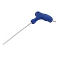 thumbnail image 1 of Unique Bargains 2.5mm Pointe Largeur T-Poignée Boule Hexagonale Clé Hexagonale Bleu Longueur 145mm, 1 of 5