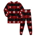 thumbnail image 4 of Xyant Boys Girls Christmas Pjs 2Pcs Pajamas Sets Kids Toddler Long-Sleeve Snug fit Soft Cotton Sleepwear Size 6-7 Years, 4 of 7