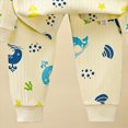 thumbnail image 6 of TOWED22 Baby Girl Toddler Clothes Fall Winter Outfits Long Sleeve Soft Sweatshirt + High WaistFit Joggers 2pcs Set for School Daily Wear(Light Yellow,1-2 Y), 6 of 6