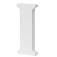 thumbnail image 3 of (3 pack) Cousin DIY 3" White Wood Letter I, 3 of 9
