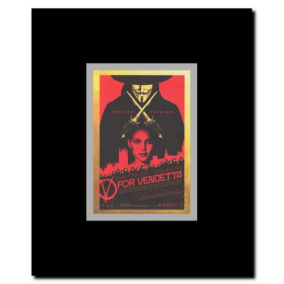 V for Vendetta Framed Movie Poster