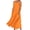 Summer Dresses for Women Plus Size-Orange, variant on Homenesgenics Summer Dresses for Women under $10 Free Shipping Women's Sleeveless And Linen Round Neck Solid Color Long Dress With Pocket Blue L