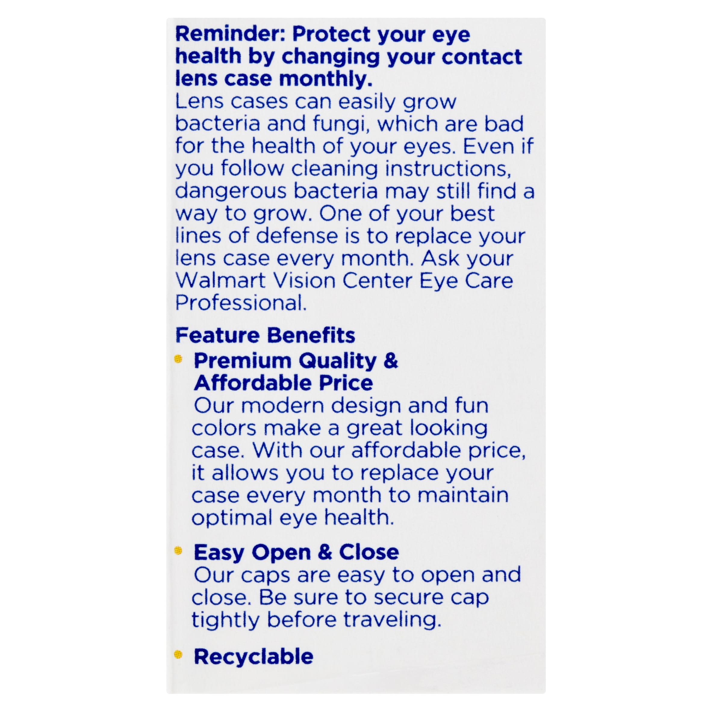 Equate Contact Lens Case