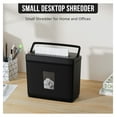 thumbnail image 3 of Paper Shredder, 5-Sheet Crosscut Shredder - P-4 Security, 2.38 Gallon, 4-Mode Home Office Paper Shredder - Durable, Jam Proof, 3 of 8