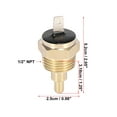 thumbnail image 3 of Universal Engine Cooling Fan Temperature Thermostat Sensor Switch 1/2" NPT 180 Degree on 165 Degree Off, 3 of 6