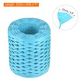 thumbnail image 2 of Cuerda de Papel Unique Bargains Rafia 200m Azul para Bricolaje Decoración Regalo Embalaje, 2 of 8