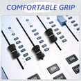 thumbnail image 2 of Oulii 10Pcs Slider Console Mixer Fader Knobs Replacement Parts Black Plastic, 2 of 8