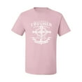 thumbnail image 2 of Wild Bobby, My Savior Is Tougher Than Nails Revelation 1:18, Inspirational Christian, Men Graphic Tee, Light Pink, XX-Large, 2 of 5