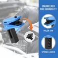 thumbnail image 4 of Car Brake Oil Pipe Plug, 4PCS Vehicle Automatic Fluid Line Stop Clamp Set with 2 S-Hooks, Prevent Spills Automotive Tubing Nozzle Hose Tool, Universal for SUV RV Truck -, 4 of 6