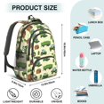 thumbnail image 5 of Tractor and Sheds Cream Pattern Cute School Backpack Bag with Padded Back and Adjustable Shoulder Straps 16.9 X 12.6 X 5.9 Inches, 5 of 5