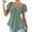Dark Green, variant on Womens T Shirts, Fashion Summer Short Sleeve T Shirt With Neck Tie Design Casual Solid Color Tee Top Womens Cold Gear Long Sleeve Black L