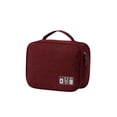 thumbnail image 1 of Bolsa de almacenamiento de viaje, organizador de cables portátil, plegable multifuncional, prácticos portabolsas, recolección al aire libre Envolturas para manijas de equipaje Vino rojo Guardurnaity AP016851-04, 1 of 6
