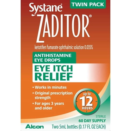 "Novartis Zaditor Eye Itch Relief, 2 ea"