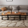 thumbnail image 6 of Nesting Coffee Tables,3 Piece Living Room Coffee Table, Rectangular Coffee Table Set,End Table Side Tables for Living Room Bedroom, 6 of 6