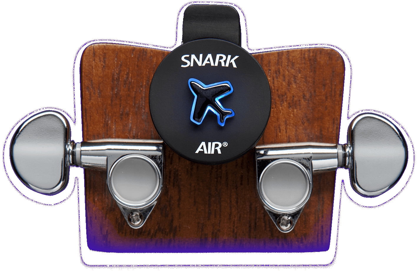 Snark Air Rechargeable Clip-On Tuner 2 Pack High Precision Tuning No Batteries