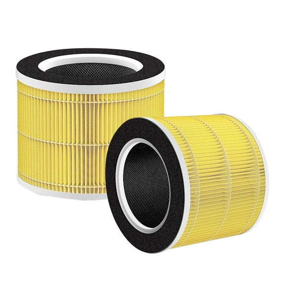 2 Pack Replacement H13 True Hepa Filters Compatible with RENPHO RP-AP088B RP-AP088W Air Purifiers
