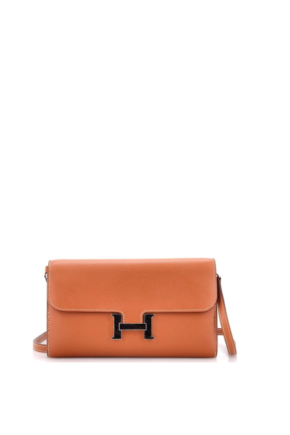 Pre-Owned Constance To Go Wallet Evercolor By Rebag