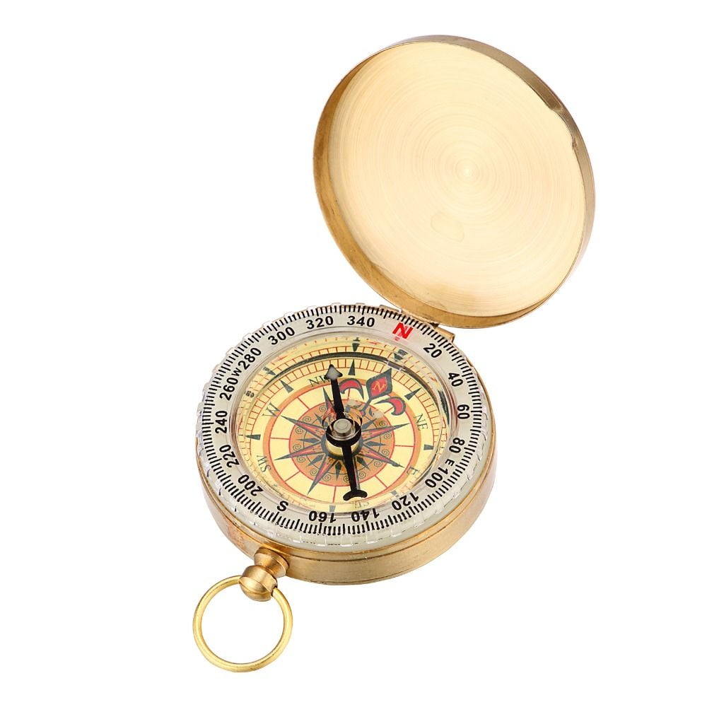 axGear Compass Pocket Brass Watch Style Military Army Outdoor Camping Hiking Tool Walmart