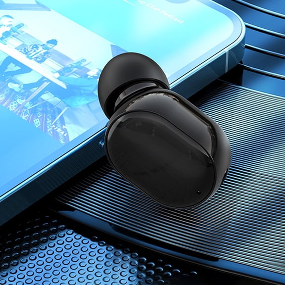 Earphones for Kids, Hwkond Single Bluetooth Earbud, Mini Wireless Headset, In Ear Headphones, Sport Earpiece With Magnetic USB Charging, Waterproofs Earphones For All Phone, Black, Up to 60% Off