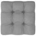 thumbnail image 2 of vidaXL Pallet Cushion Grey 58x58x10 cm Fabric, 2 of 5