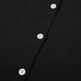 thumbnail image 6 of XFHLMJFF Women's Dress Solid Color Fashion Cotton Linen Pocket Beach Shirt Leisure Sundress, 6 of 8