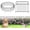 Black, variant on Decorative Garden Fence Total Gap Metal Wire Rustproof Small Animal Barrier Fence Easy Assembly Patio Yard Seedlings Protection Fencing Border