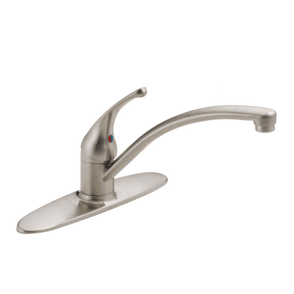 Delta Foundations 10903LF-SS Stainless Steel 1-Handle Kitchen Faucet