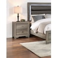 thumbnail image 2 of Cterwk Modern 2 Drawers Nightstand Wooden Bedside Table for Bedroom, Living Room, 2 of 10