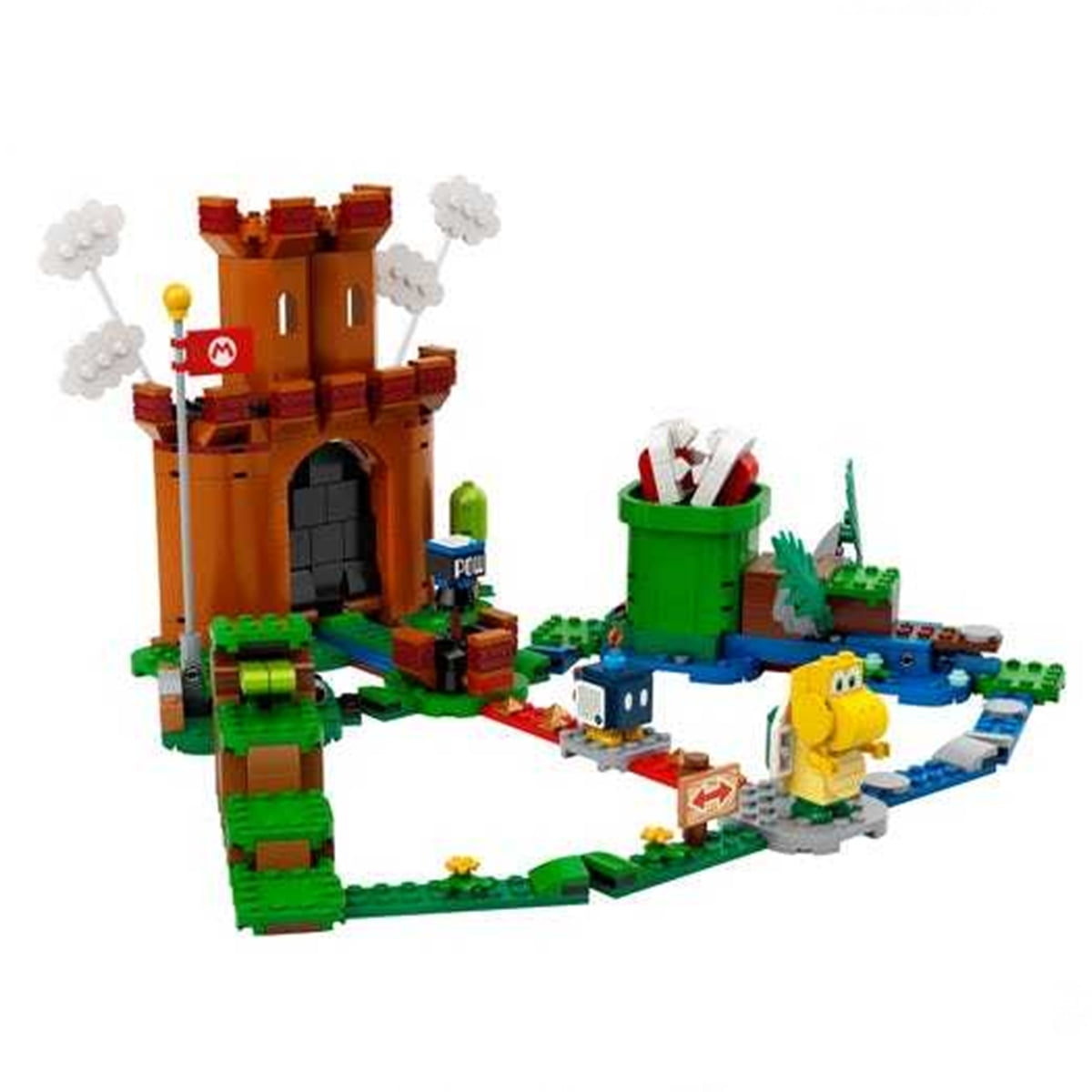 Bowser Lego Mario Starter Set Asda LEGO Super Mario Guarded Castle