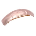 thumbnail image 2 of French Amie Curved Oblong Large Celluloid Handmade Hair Barrette for Women, 2 of 46