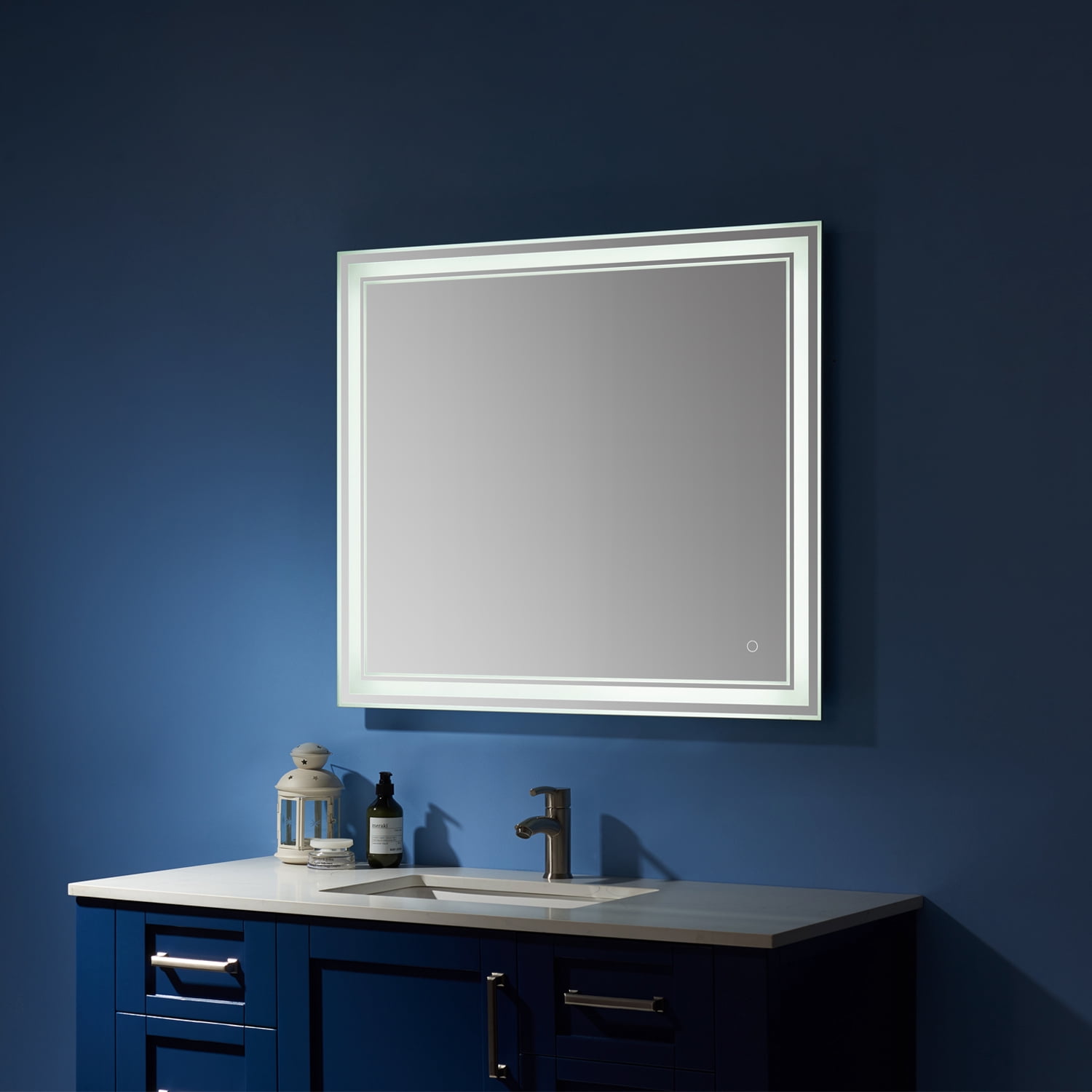 Varese 36'' Rectangle LED Lighted Accent Bathroom Vanity Wall Mount Mirror