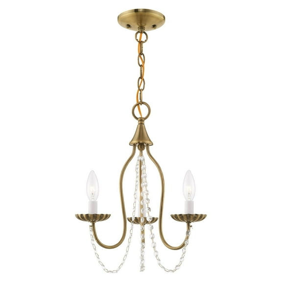Livex Lighting - Alessia - 3 Light Mini Chandelier in Farmhouse Style - 13