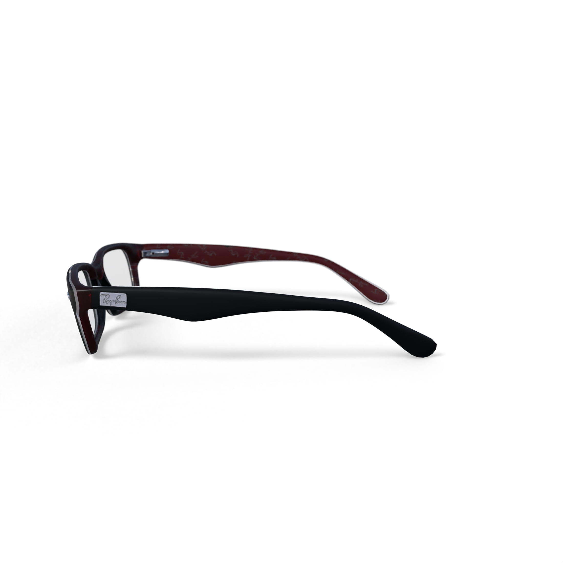 Ray-Ban RB5206 2479 Eyeglasses Womens Black Red RB Logo 52-18-140 Frames Only Amazon.com: Ray-Ban Unisex RX5206 Rectangular Prescription  main image 3