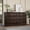 Cherry 6 Drawer Dresser, variant on Winkalon 6 Drawers Double Dresser, 53.9'' Wide Storage Cabinet Chest of Drawer for Bedroom Living Room, White