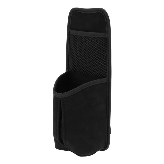 Estuche para Gafas de Sol de Coche Unique Bargains Soporte Universal para Gafas de Sol de Coche Piel de Oveja Negro 36x14.5cm 1 Pcs