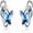 A, variant on AOBOCO Christmas Gifts Butterfly Earrings 925 Sterling Silver Butterfly Earrings Jewelry Gifts for Women