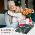 thumbnail image 6 of Blanket Gifts for Grandma, Grandma Birthday Gifts, Mother's Day Present for Grandma from Granddaughter, Grandchildren, We Love You Cozy Throw Blankets 50" x 60", 6 of 7