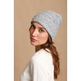 thumbnail image 2 of 100% Organic Cotton Knitted Beanie (Size: S/M | Color: Melange Blue), 2 of 5