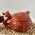 thumbnail image 3 of Tunhigl Weird and Funny Roast Chicken Mugs - Unique Ceramic Coffee Cups for Soup, Tea & Milk - Great Gift Idea for Home, Office, or Study Brown, 3 of 3