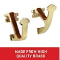 thumbnail image 4 of Allen Company Brass Wall Mount Gun Hanger Hook Set, Fits Most 12,20-Gauge & Firearms, 4 of 14