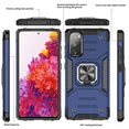 thumbnail image 6 of LeYi for Samsung S20 FE Case, Galaxy S20 FE 5G Case with 2 x Glass Screen Protector, Enhanced Metal Ring Kickstand [Support Magnet Mount] Protective Phone Cover for Galaxy S20 FE Case - Blue, 6 of 7