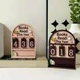 thumbnail image 3 of Wooden “Books Read This Year” Counter with 3 Digits | Reading Tracker Desk Decor for Book Lovers, Readers & Bibliophiles | Library, Study, Office Decorative Functional Bookmark, 3 of 8