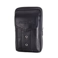 thumbnail image 4 of Riñonera Masculina Bolsa Riñoneras de negocios para hombre riñonera informal de piel de vaca riñonera suave de PU para teléfono móvil Sywqhk Para Estrenar, 4 of 8