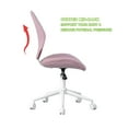 thumbnail image 6 of Geniqua Corp Office Chair, 220 lb. Capacity, Pink, 6 of 8