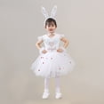 thumbnail image 1 of Niños Animal conejo blanco Cosplay disfraz niños mono jardín de infantes niñas vestido niños Pascua conejito danza ropa Sets160cm Gao Jinjia LED, 1 of 2