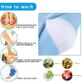 thumbnail image 4 of 5 Pairs Moisturizing Gel Heel Socks Vented Unisex Toe Open Feet Care Dry Skin, 4 of 7