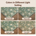 thumbnail image 7 of Design&I 2'x3' Ultra Soft Door Mat, Oval Dining Vintage Trellis Distressed Botanical Motifs Table None Fluffy Washable Easy Care Indoor rug for Bedside Entryway, 7 of 7