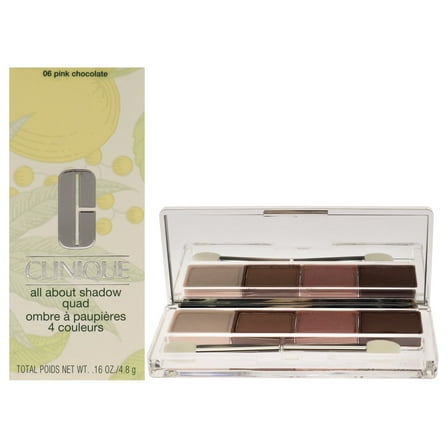All About Shadow Quad - # 06 Pink Chocolate by Clinique for Women - 0.16 oz Eyeshadow